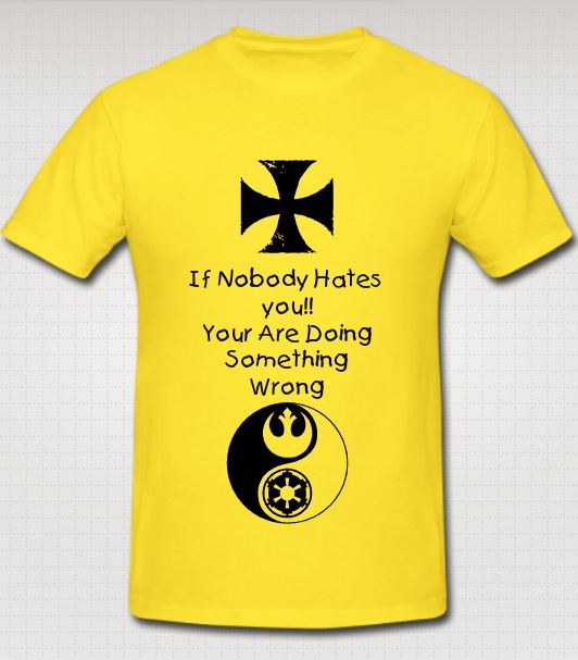 Rebel Swag T-shirt yellow