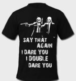 star wars pulp fiction black tshirt