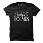 sherlock holmes t-shirt