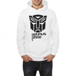 Transformers hooded sweatshirt white