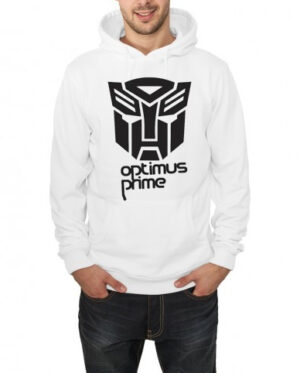 Transformers hooded sweatshirt white