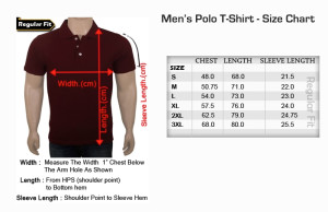 polo size chart