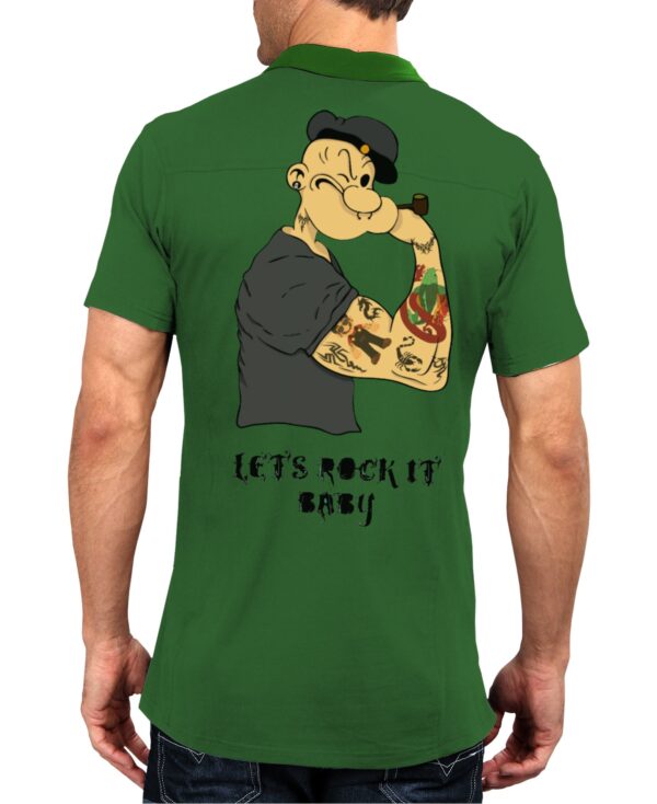 Popeye Green Polo Tee