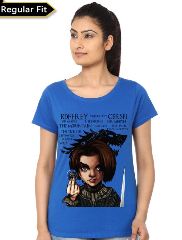 Arya Stark' List Girls Top (All Colours Available) - Image 3