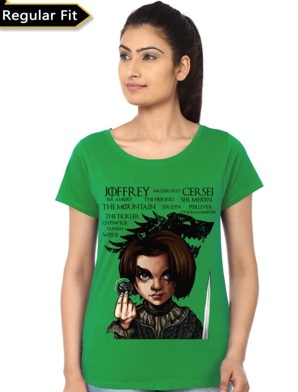 Arya Stark' List Girls Top (All Colours Available) - Image 4