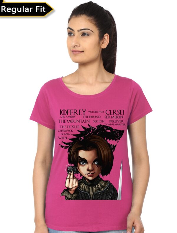 Arya Stark' List Girls Top (All Colours Available) - Image 7