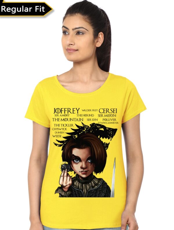 Arya Stark' List Girls Top (All Colours Available) - Image 8