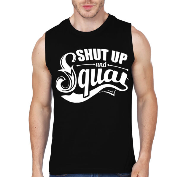 Squat Black Vest