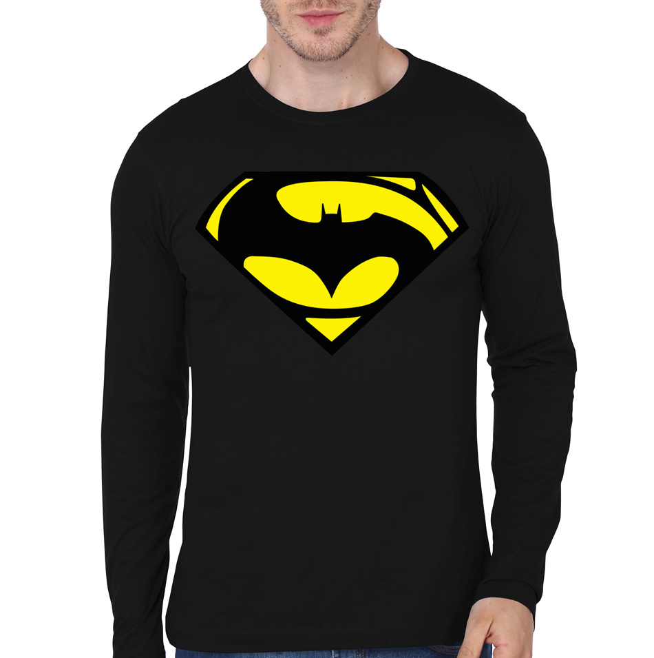 Batman Vs Superman Black Full Sleeve Tee - Supreme Shirts