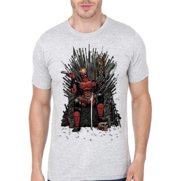 Game Of Deadpool White Tee - Image 3