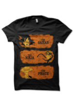 dragon ball z t-shirt black