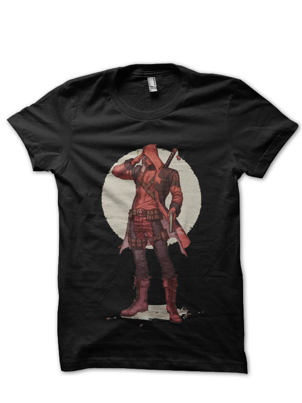 Deadpool Black Tee