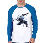 Assassins Creed White & Royal Blue Raglan Tee
