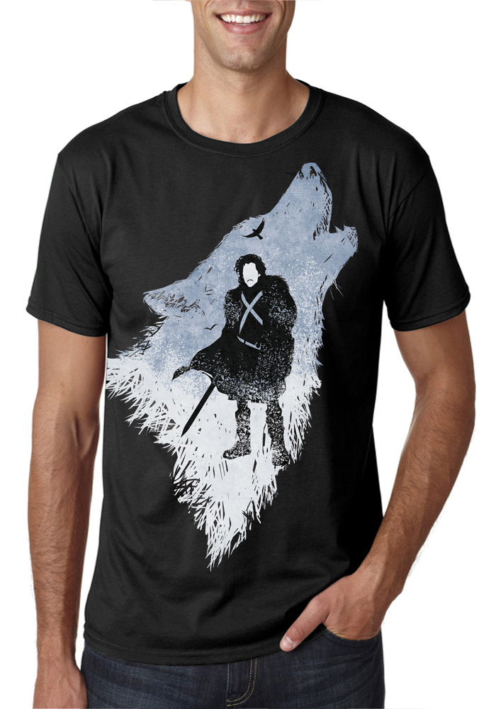 Snow Bastard Of Winterfell Black T-Shirt Supreme Shirts