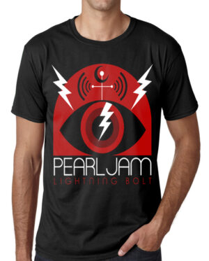 pearl jam black bolt t-shirt