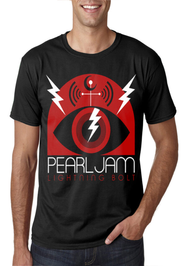 pearl jam black bolt t-shirt