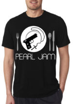 pearl jam guns black t-shirt