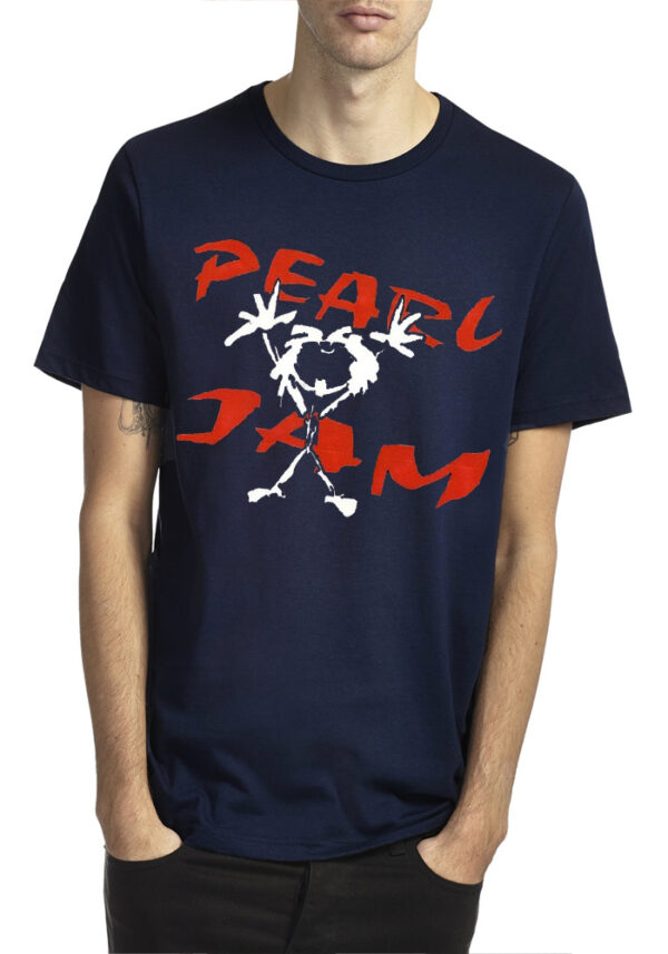 pearl jam navy blue t-shirt