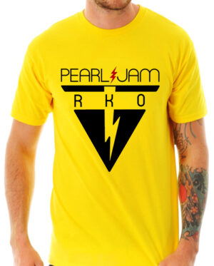 pearl jam yellow t-shirt
