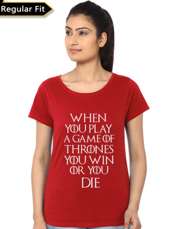 Game Of Thrones Red Girl's T-Shirt