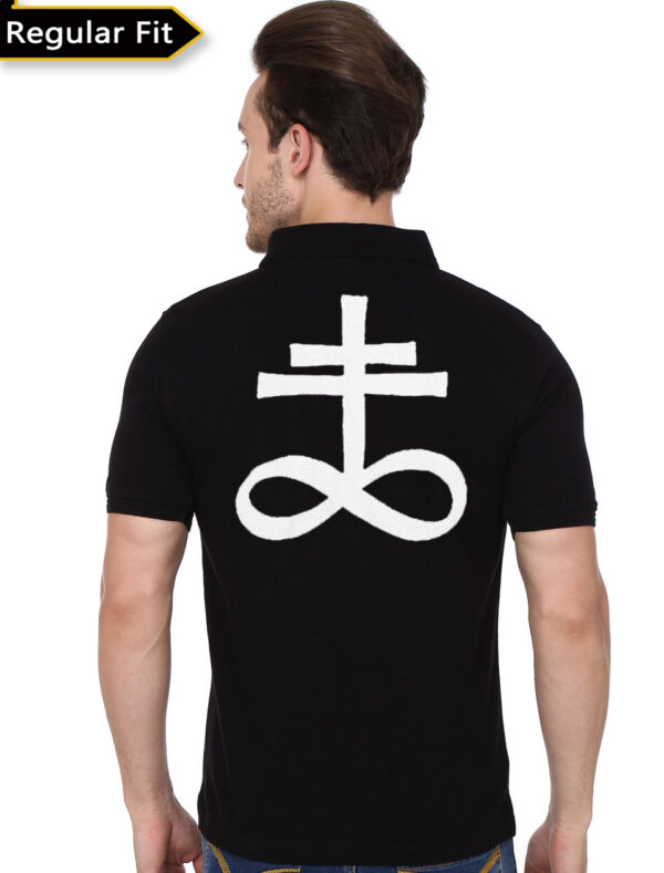 Lucifer Black Polo T-Shirt - Image 2