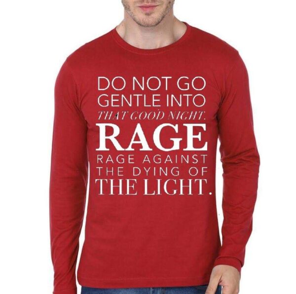 Rage Red Full Sleeve T-Shirt