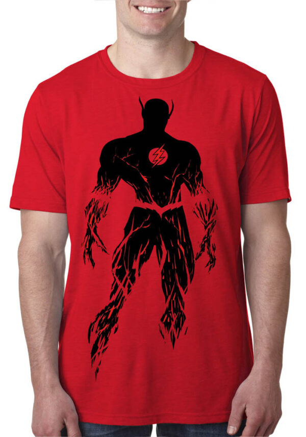 Flash Shadow Red T-Shirt - Image 2