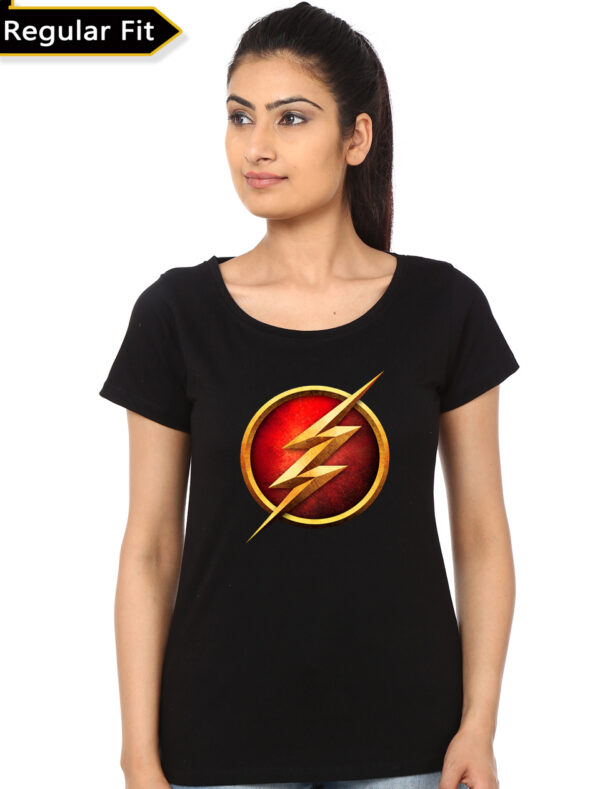 Flash Black T-Shirt - Image 4