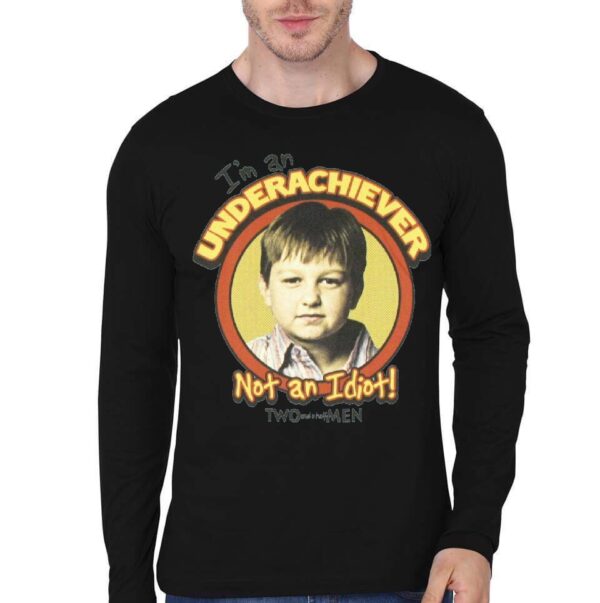 I Am Underachiever Black Full Sleeve T-Shirt