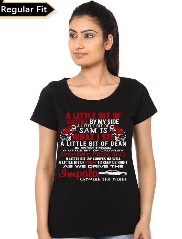 Supernatural Black Girls T-shirt