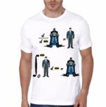 Batman Bruce Wayne Integration Differentiation White T-Shirt