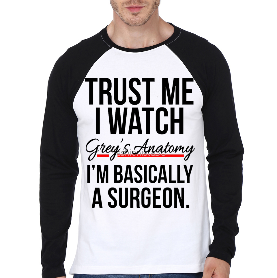 Grey's Anatomy Raglan T-Shirt - Supreme Shirts