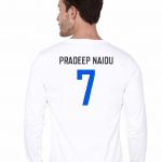 Legends Like Pradeep Naidu Are Born In June 21 White Full Sleeve T-Shirt - Image 3