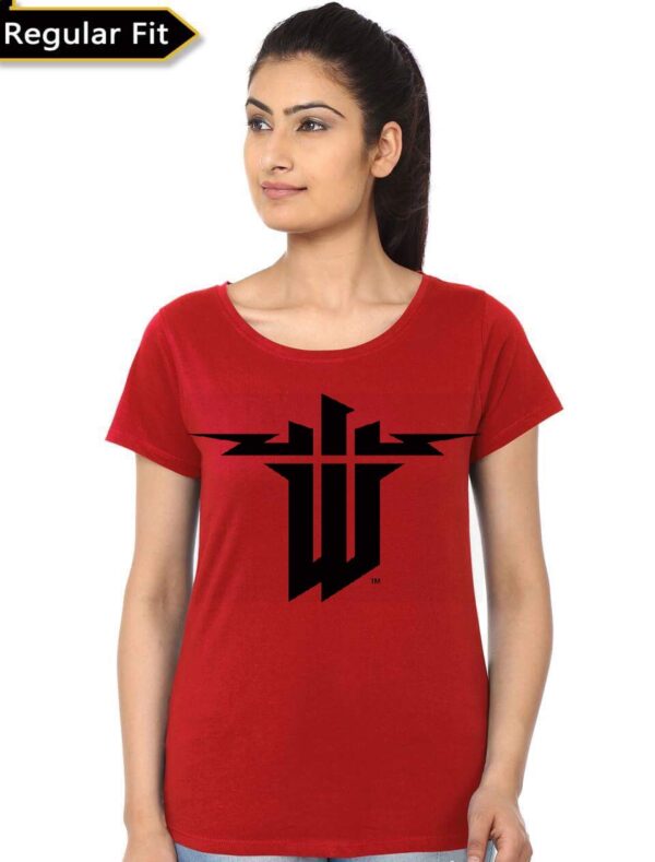 Wolfenstein The New Order Red Girl's T-Shirt