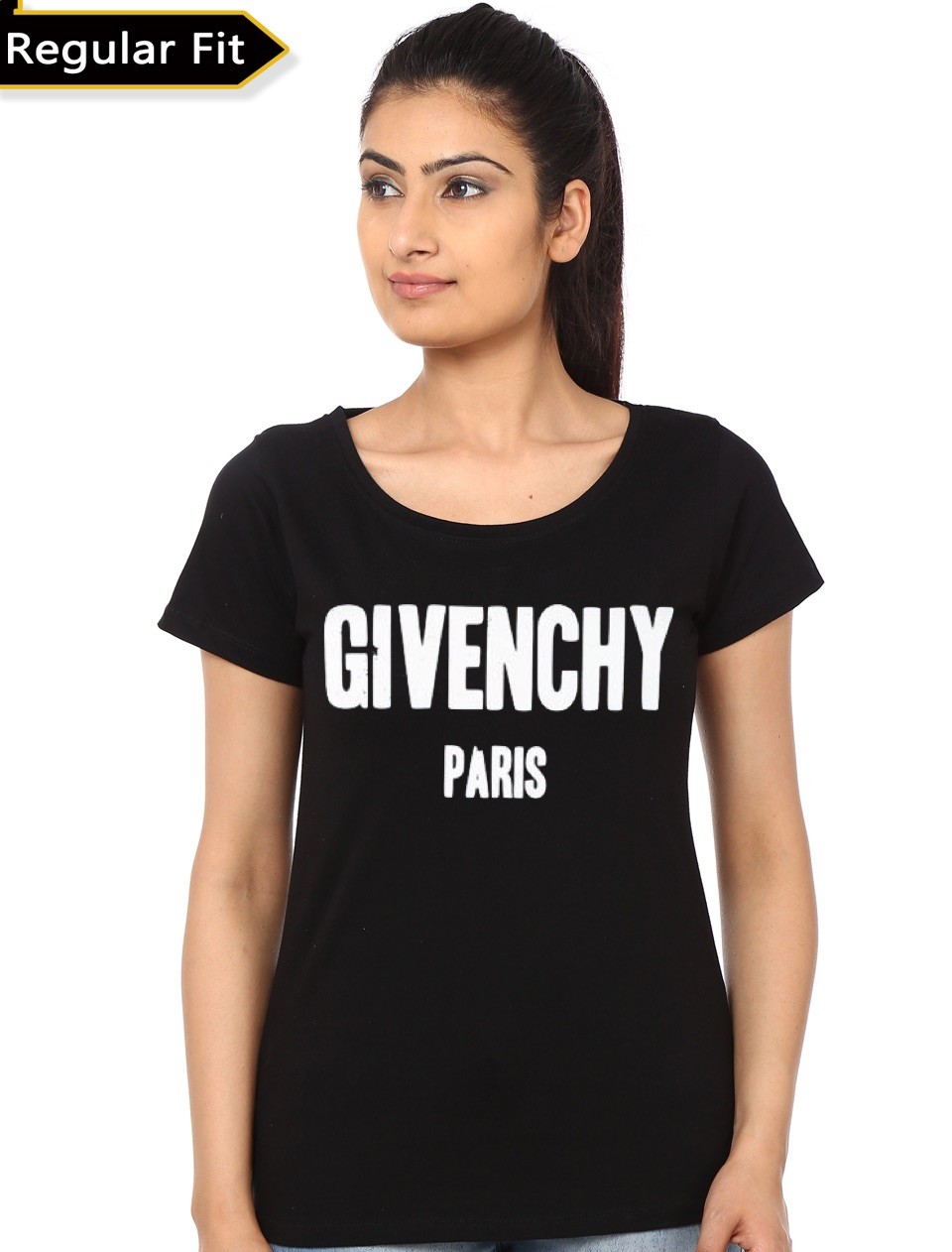 Givenchy Paris Girl's Black T-Shirt - Supreme Shirts