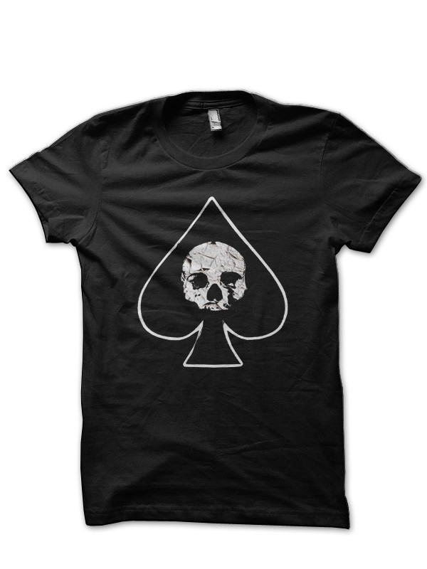 Ace Of Spades Skull Motorhead Black T-Shirt - Supreme Shirts
