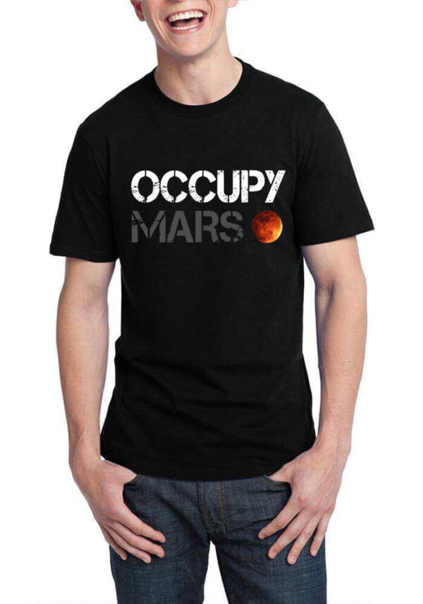 occupy mars black tshirt