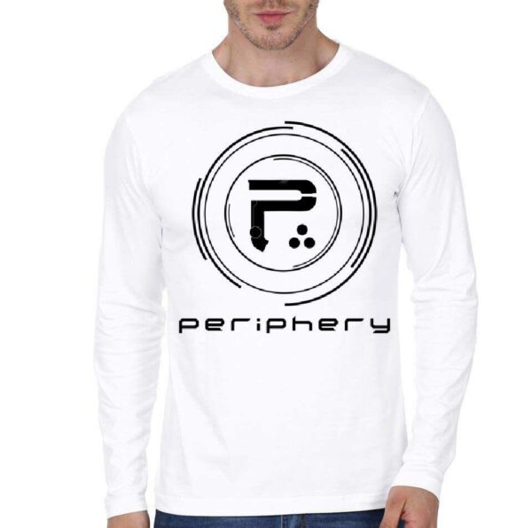 Periphery White Full Sleeve T-Shirt