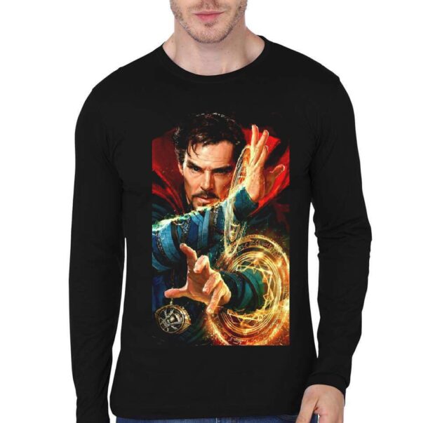 Doctor Strange Black Full Sleeve T-Shirt