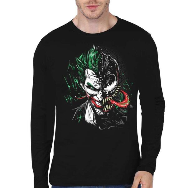 Joker Venom Black Full Sleeve T-Shirt