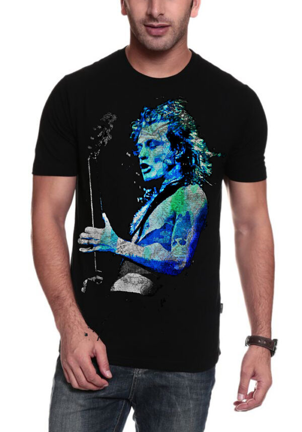 AC DC Guitarist Black T-Shirt