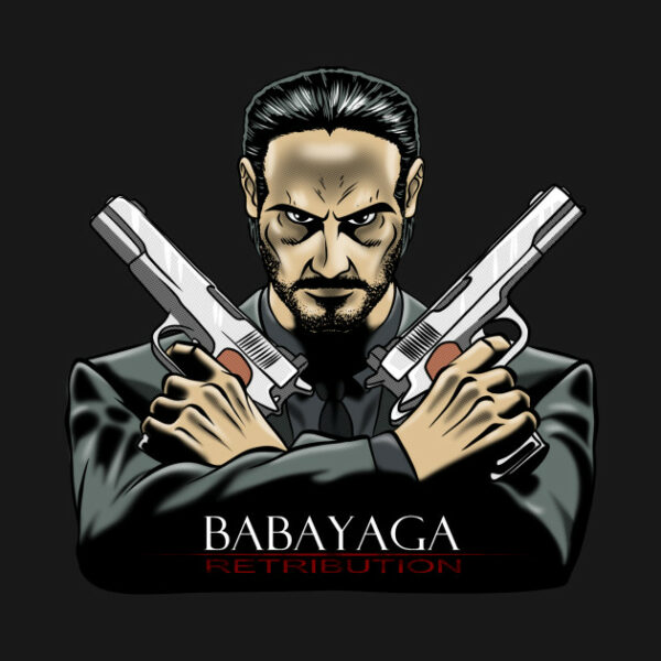 Baba Yaga Black T-Shirt - Image 2