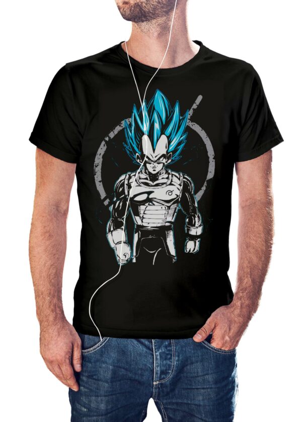 Vegeta Sword Black T-Shirt