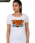 Wonder Woman White Girls T-Shirt