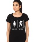 your wife black tee