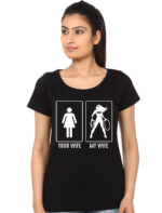 your wife black tee