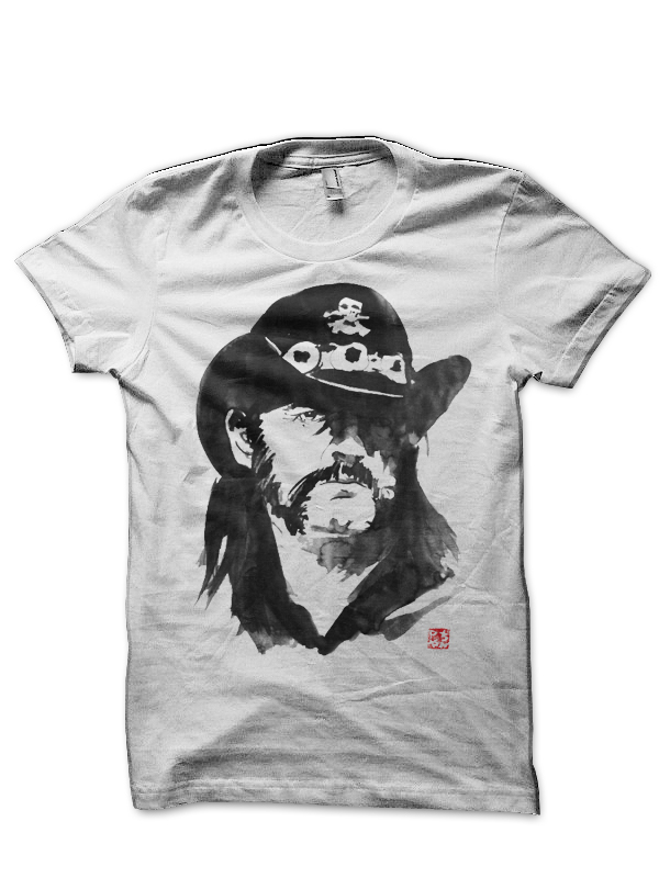 Lemmy Kilmister Motorhead White T-Shirt - Supreme Shirts