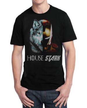 house stark black tshirt