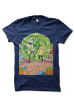 Rick And Morty Half Sleeve T-Shirt