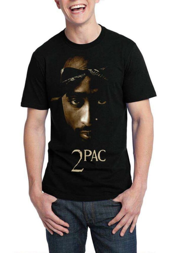 tupac black tshirt